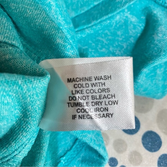 U.S. Polo Assn. Boys Turquoise Pocket Front Henley Tee - Picture 4 of 6